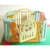 Import New design play pen baby plastic  fence playpen from China