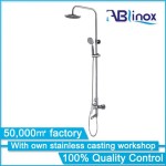 New design single handle ceramic cartridge bathroom rain shower faucet bath & shower faucets
