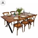 New Design Sintered stone desktop Artificial Marble Dining Table Stainless Steel Leg Household and Restaurant dining table