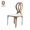 New Design Stainless Steel Hotel Chair Frame/Wedding Rose Gold Chair