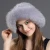 Import New design winter hat mink fur knitting women hat fox fur hat from China