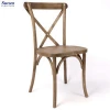 New Design Wooden Crossback Chair For Hotel Stackable CrossBack Chair