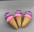 Import New Fashion Ice Cream Cone 100PCS 3D 16x32mm Polymer Clay Flatback Cabochon Miniature Food Art Supply Decoration Charm Craft from China