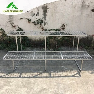 New galvanized steel greenhouse shelving free standing modular metal shelves