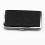 New hot 20-piece rectangular fashion ultra-thin leather cigarette case Men's portable cigarette case