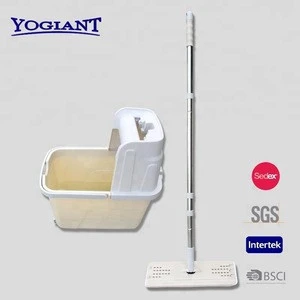 New Household Flat Mop Squeegee Mop Lazy Self Wash Mop With Bucket