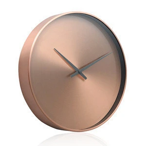 New intelligent gold round clock with low price