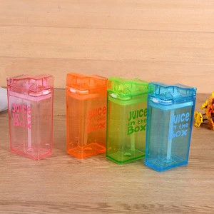 New Plastic Water Bottle Lemon Juice Milk Drinking Box