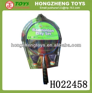 New product made in china kids battledore toy Badminton racket play set,funny outdoor summer sport toy for wholesale H022458