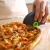 Import New round roller Pizza Cutter with protective cover can remove and wash stainless steel pizza knife kitchen tool from China
