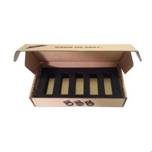 New style gift packaging a9 corrugated paper wine box medicine carton box design