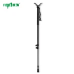 New Telescopic hunting aluminum single leg shooting /hiking/walking stick