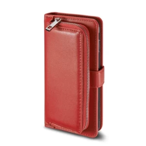 New trend waterproof pu leather credit card holder wallet mobile phone case for iPhone