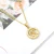 Import New Twelve Constellation Copper Zircon Necklace Stainless Steel Chain 18K Gold-Plated Jewelry Necklace from China