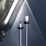 Newest Sale Convenience Usb Cable Holder Cable Holder Silicone Cable Organizer Flexible Usb