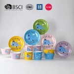 Newly colorful  ceramic dinnerware set with cartoon design