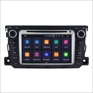 Newnavi Double din car radio with free map/BT/wifi/steering wheel auto android 10 Car dvd gps for Mercedes-Benz smart 2010-2014