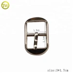 Nickle free Gold Pin Roller Buckles Ladies Shoes Metal Clip Buckle