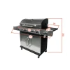 NL Customized Grilling machine Stainless Steel Gas Barbecue Easily Assembled