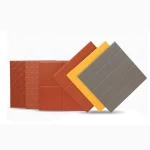Non-slip Wear-Resistant Clay Exterior Floor Tile Red Clinker Tiles Moistureproof Terracotta Paving Bricks Garden Balcony Kitchen