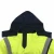 Import OEM custom workwear polyester waterproof hi vis jacket reflective workwear safety clothing detachable hood mesh lining from China