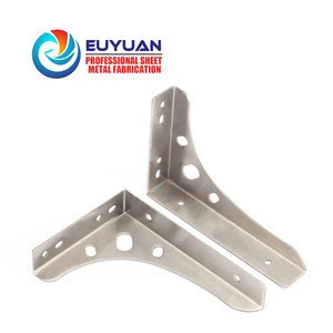 OEM Customized High Quality 304 Stainless Steel Sheet Metal Angle Bracket