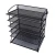 Import office desk magaziner Desk file rack A4 paper document mesh metal 5-tier document tray Removable folder from China