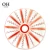 Import Ohere hot sale vintage red stripe bone china charger plate dinner plate set ceramic dishes wedding decor porcelain tableware from China