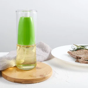 Oil Vinegar Sprayer Oil Spray Bottle Pump Glass Oil Pot Leak-proof Drops Dispenser Seasoning Kettle BBQ Kitchen Tool