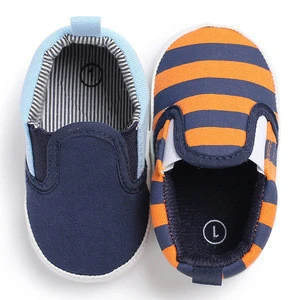op Leader 2018 Brand New Toddler Infant Baby Shoes Soft Soled Casual Crib Shoes Prewalker Striped Patchwork Shoes