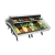 Open chiller fruit and vegetables refrigerator supermarket display cooler refrigeration equipment