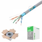 Outdoor 305m 4 pair utp rj45 23awg 24awg cat5 cat5e cat6 copper network communication cable cat 6 lan cable for ethernet