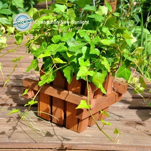 Outdoor Colourful Pressure treated timber wood planter wood planter