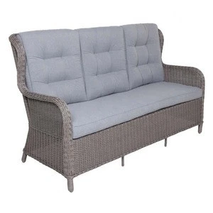 Outdoor Furniture   Aluminum Rattan Recliner 4pcs Patio Furniture Sofa set