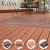 Import Outdoor Raw Material Anti-uv Wood Plastic Composite Decking Timber Wpc Decking from China