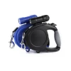outdoor retractable dog leash with flashlight and bag dog training leash OEM dog leash rope