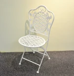 outdoor wrought iron bistro sets folding Metal Chair