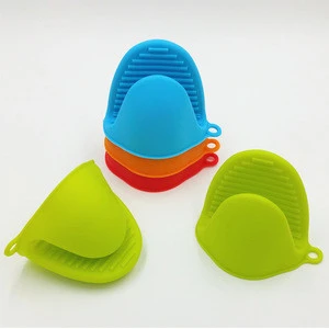 Oven Mitts 2pcs Silicone Heat Insulation Silicone Oven Gloves Cooking Mitts Pinch Grips Kitchen Heat Resistant Gloves