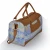 Import Oversized Canvas PU Trim Holdall Travel Carry On Duffel Bags Plus Shoulder Bag Crossbody Overnight Weekend Bag from China