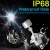 Import P36D LED Motorcycle Headlight with Fan M2F CSP 1860 4000LM 25W H4 H6 BA20D 6500K faros led para motos Motorcycle Lighting System from China