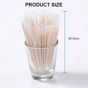 Packed Wood Wooden Pack Wholesale Tooth Pick Toothpick For Food