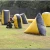 Import Paint ball games inflatable field military bunkers from China