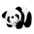 Import Panda mascot costume big panda toy adult panda costume from China