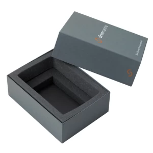 Paper Cardboard Rigid Boxes Textured Fancy Paper Consumer Electronics Product Packaging Box