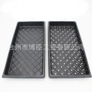 Perforated non-porous durable plastic long platter1020Export seedling tray flowerpot tray