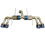 performance stainless steel titanium alloy exhaust systems for NISSAN R35 GTR 2009-2014