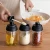 Import Personalized LOGO Seasoning Glass Bottle Glass Spice and Pepper Shaker Salt Honey Oild Container with Spoon Brush from China