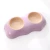 Pet Supplies Cat Dog Double Rice Bowl for Food Feeding Supplies Products Dish Tableware