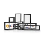 Photo Frame Style 3D Suspension Floating Frame Case Jewelry Packaging Display Box
