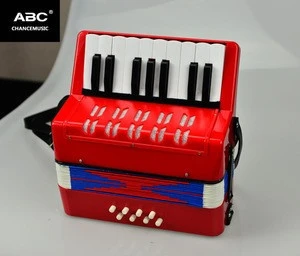 piano button accordion 7keys 14bass blue red green pink black